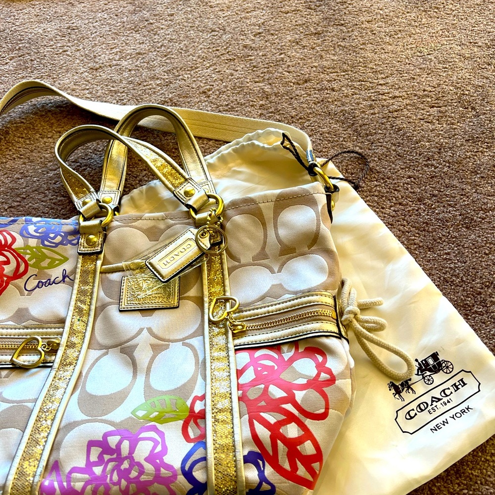 COACH multicolor medium to large size bag - Picture 5 of 5